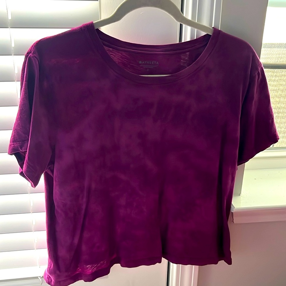 Athleta Dark Pink Tee